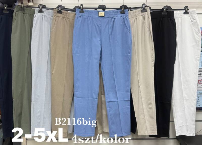 Spodnie damskie Roz 2XL-5XL, Mix Kolor Paczka 4 szt